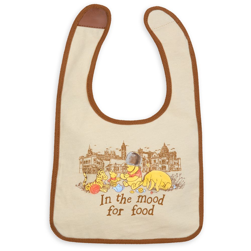 Winnie the Pooh Classic Reversible Bib for Baby