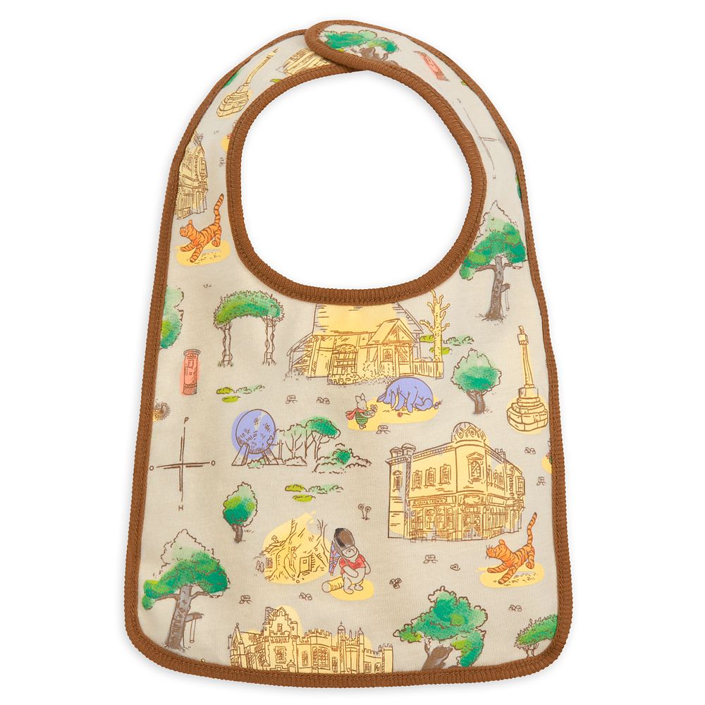 Winnie the Pooh Classic Reversible Bib for Baby