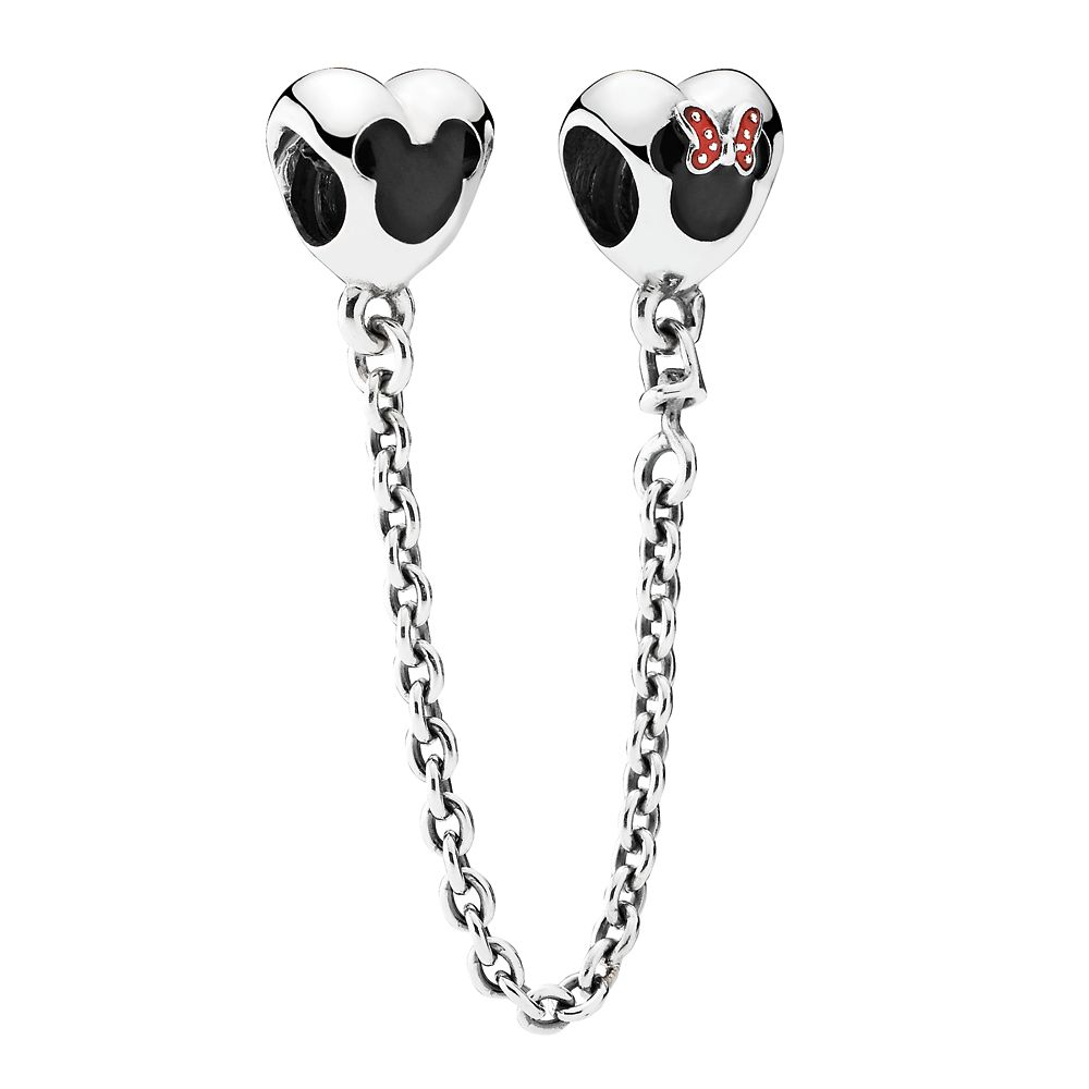 Mickey and Minnie Mouse Safety Chain by Pandora Jewelry | shopDisney