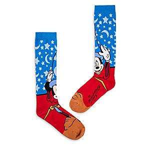 Sorcerer Mickey Mouse Knee-High Socks for Adults