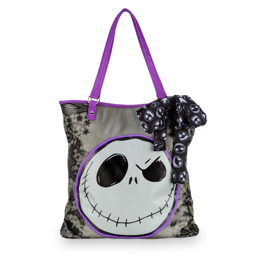 Jack Skellington Faux Leather Shopper Tote