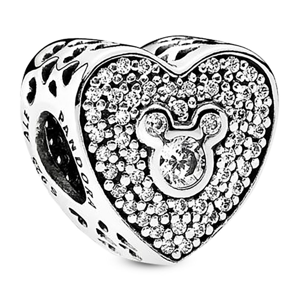 Mickey and Minnie Mouse Heart Charm by Pandora Jewelry | shopDisney