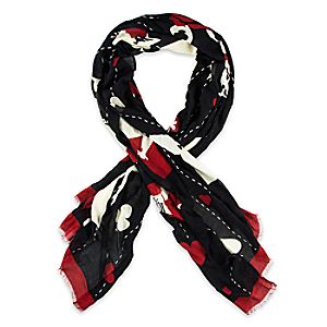 Alice in Wonderland Painting the Roses Red Fringe Scarf by Vera Bradley
