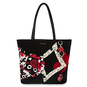Alice in Wonderland Painting the Roses Red Iconic Deluxe Vera Tote by Vera Bradley