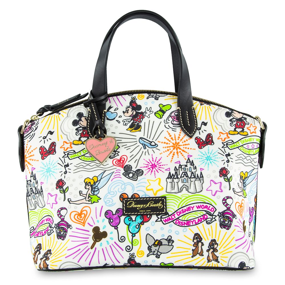 Disney Sketch Nylon Zip Satchel by Dooney Bourke Disney Store