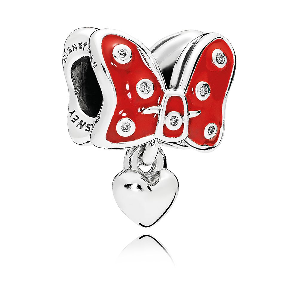 Minnie Mouse Pavé Bow Charm - PANDORA