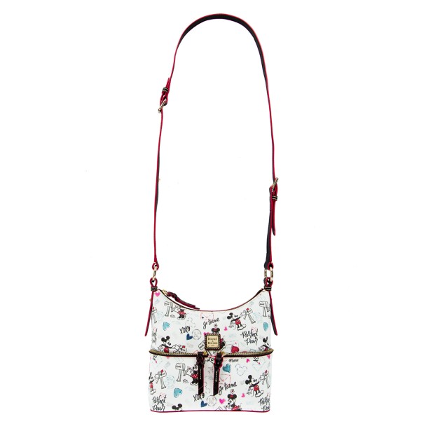 Mickey and Minnie Mouse Sweethearts Pocket Sac Shoulder Bag by Dooney & Bourke