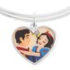 Snow White and Prince Valentine's Day Bangle by Alex and Ani