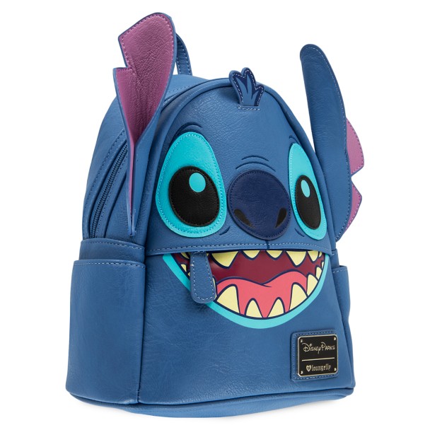 Stitch Faux Leather Mini Backpack by Loungefly, shopDisney