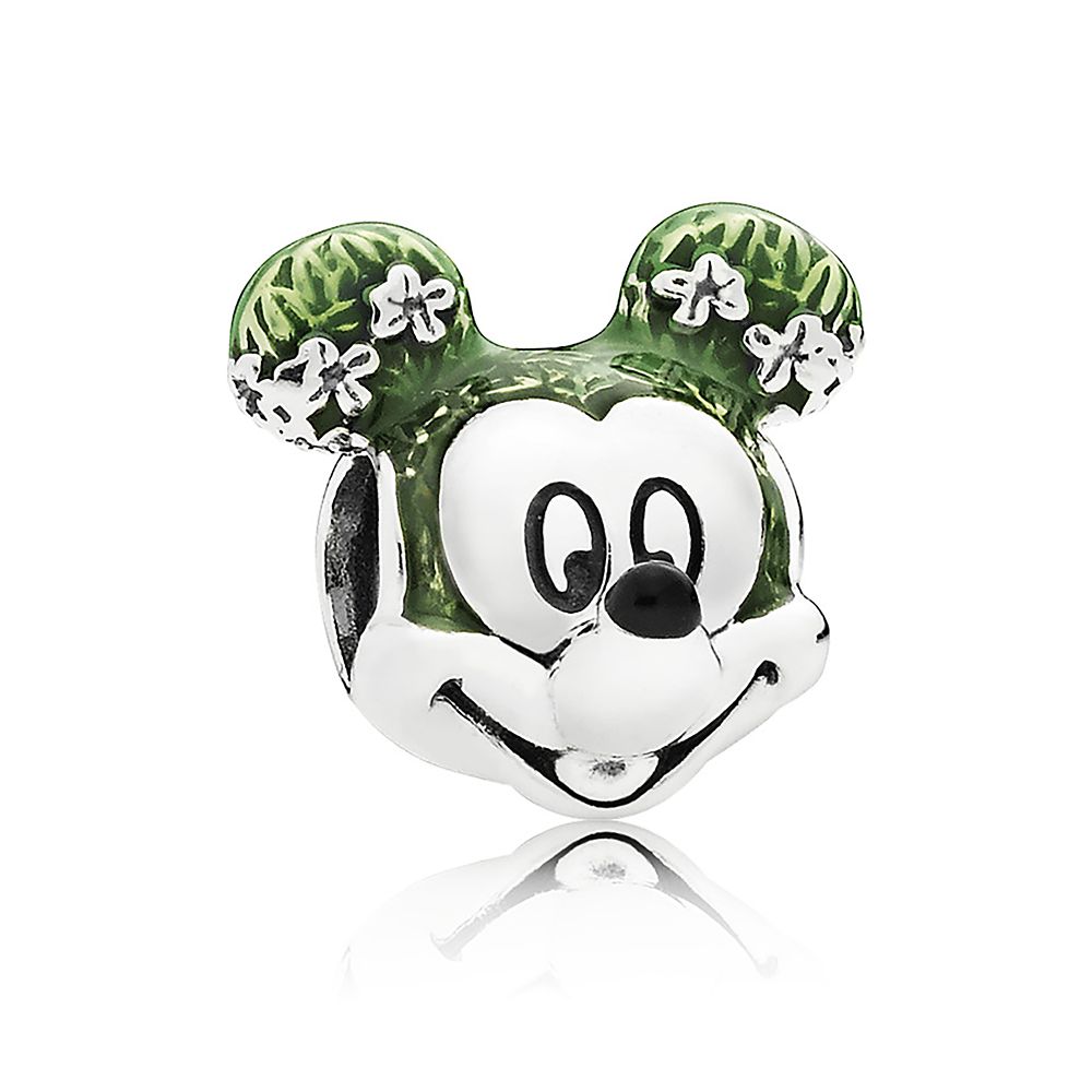 mickey mouse topiary charm by pandora jewelry – epcot international flower  & garden festival