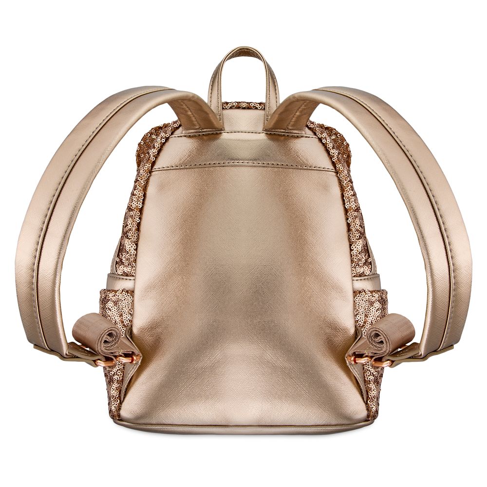 rose gold pink backpack