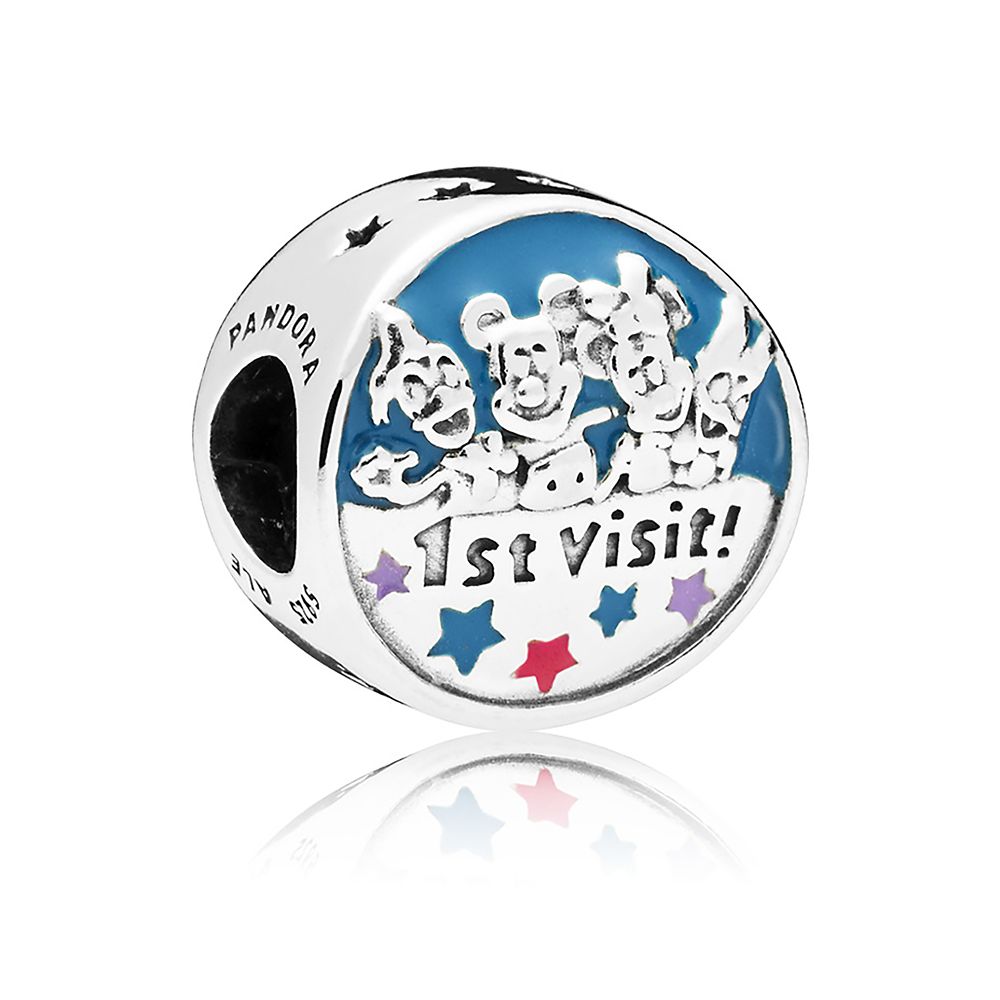 Mickey Mouse and Friends ''1st Visit'' Charm by Pandora Jewelry Official shopDisney