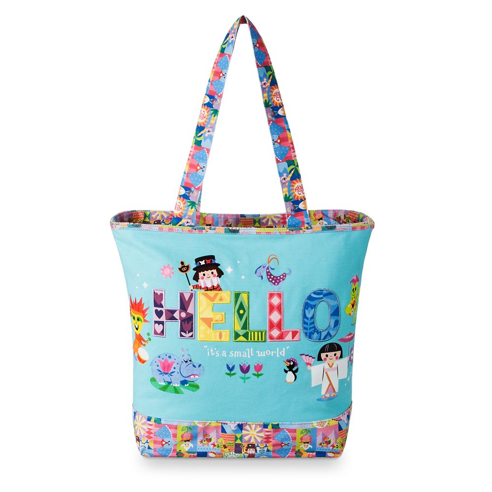 Disney it s a small world Canvas Tote Bag Disney Store