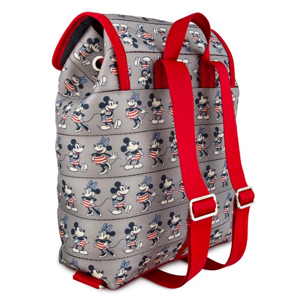 Mickey and Minnie Mouse Americana Backpack by Harveys