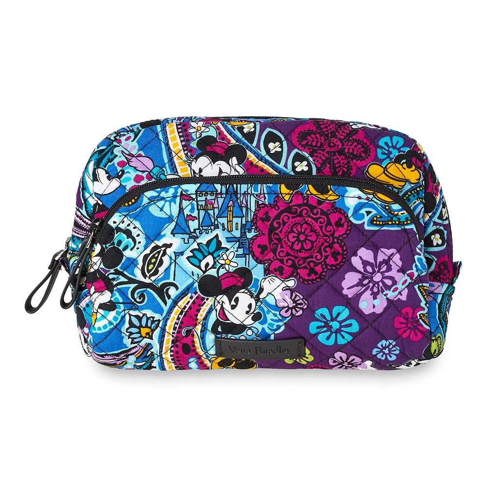 Mickey and Minnie Mouse Paisley Medium Cosmetic Bag by Vera Bradley