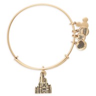 Disney Alex and Ani Cinderella A Dream is a Wish Your Heart Makes GOLD Bracelet 