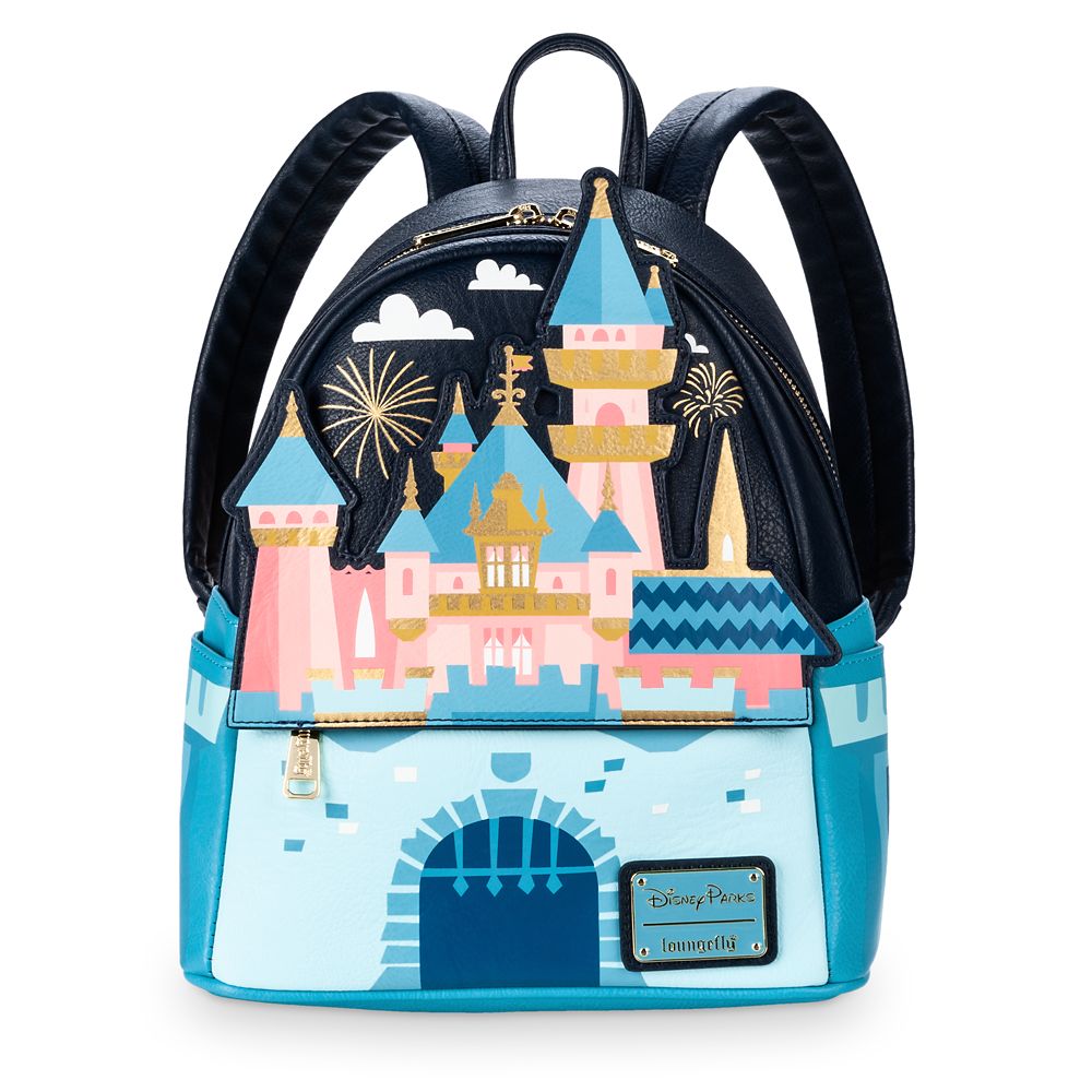 loungefly castle backpack