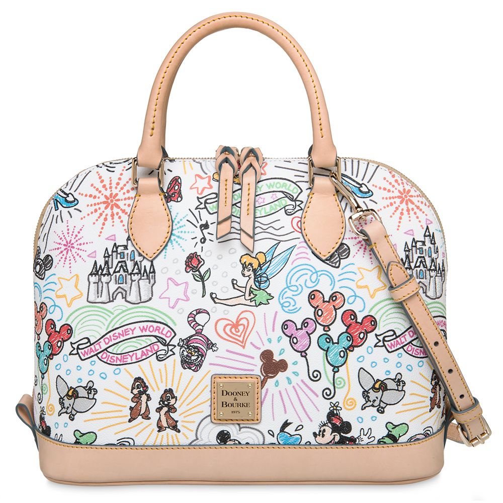 Disney Sketch Zip Satchel by Dooney & Bourke