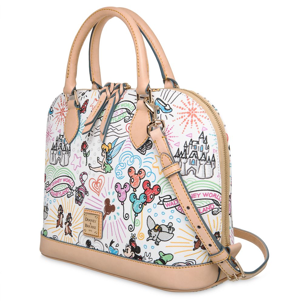 Disney Sketch Zip Satchel by Dooney & Bourke