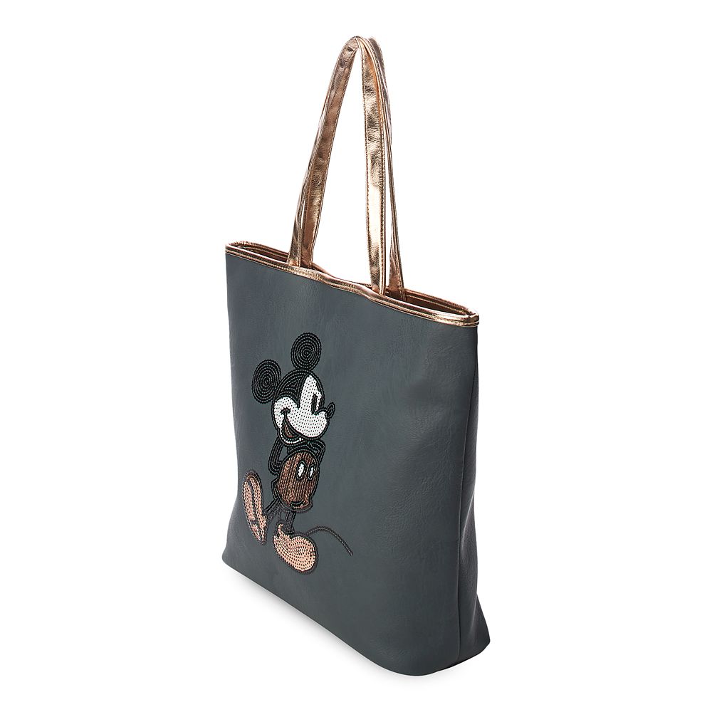 Mickey Mouse Rose Gold Tote by Loungefly