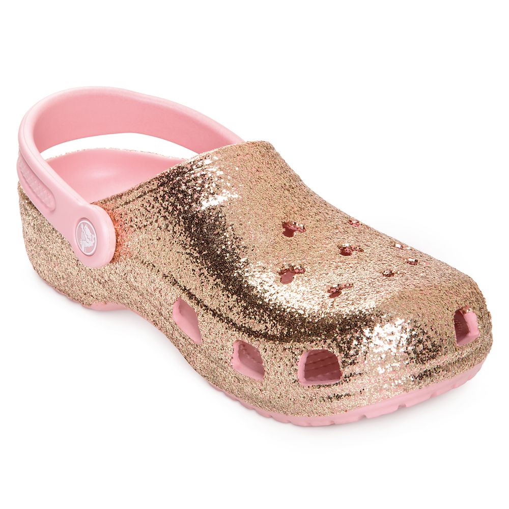 metallic gold crocs