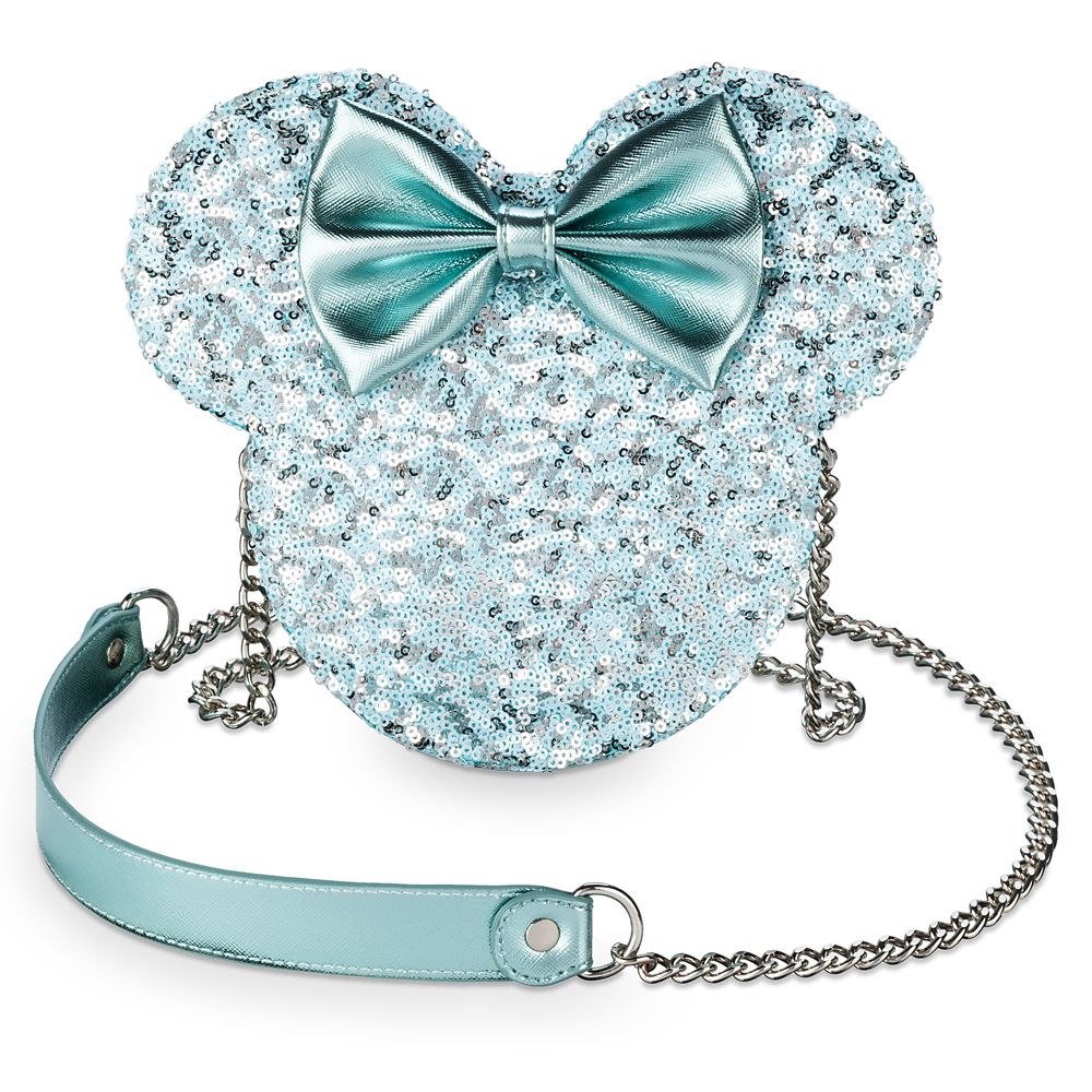 loungefly x minnie ears & bow pink crossbody bag