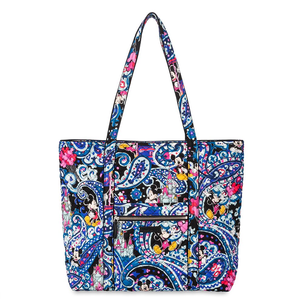 Mickey Mouse Whimsical Paisley Tote by Vera Bradley