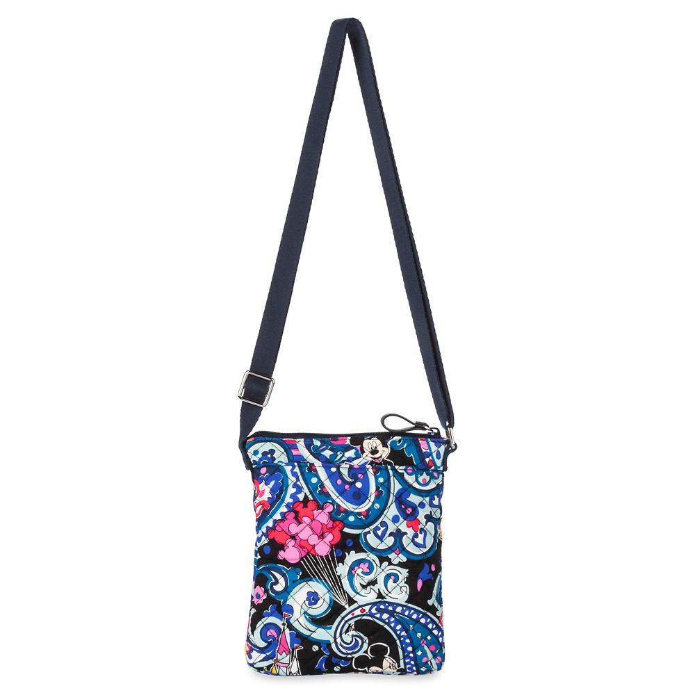 mickey and minnie mouse paisley hipster bag by vera bradley