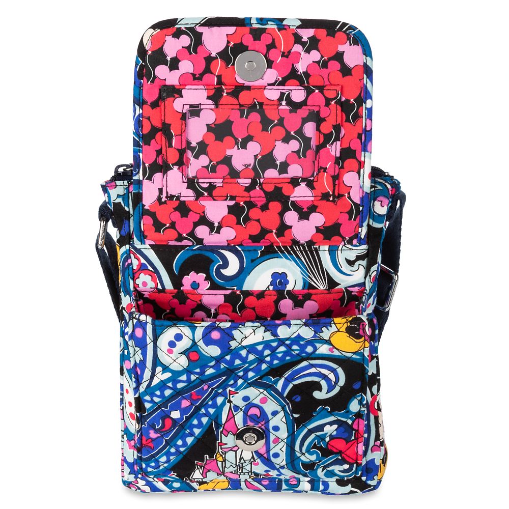 mickey and minnie mouse paisley hipster bag by vera bradley