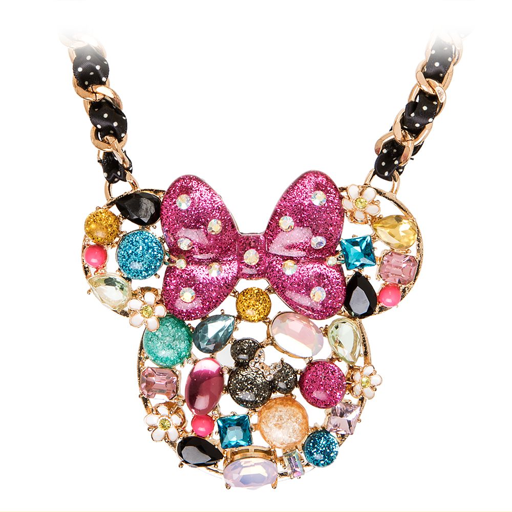 Minnie Mouse Pendant Necklace by Betsey Johnson