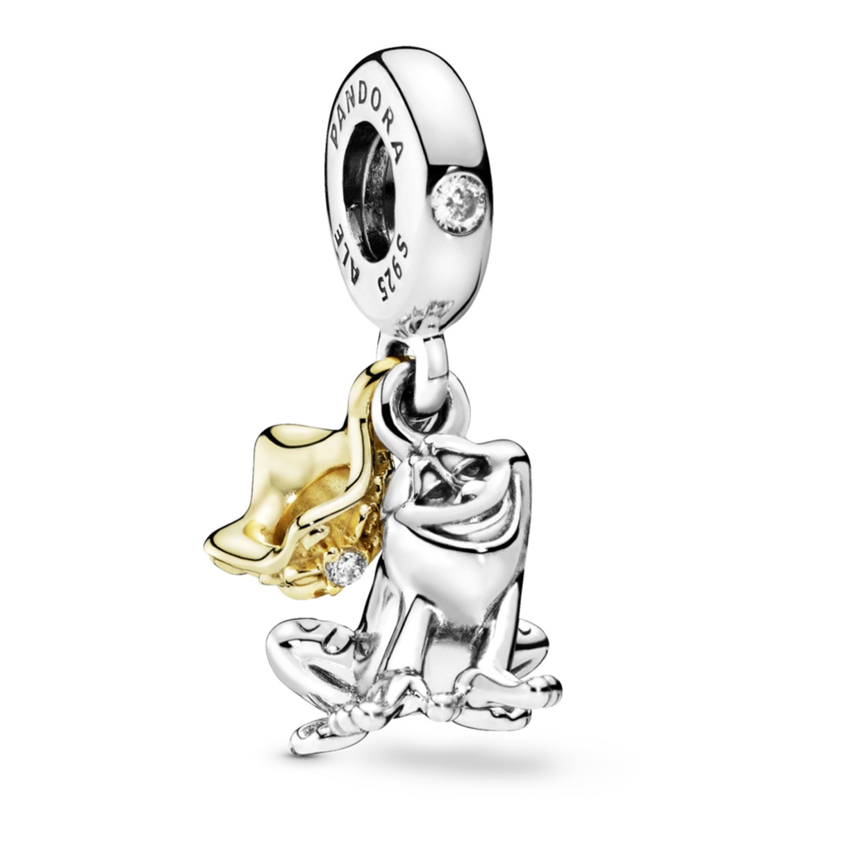 Tiana Frog and Crown Charm by Pandora Jewelry