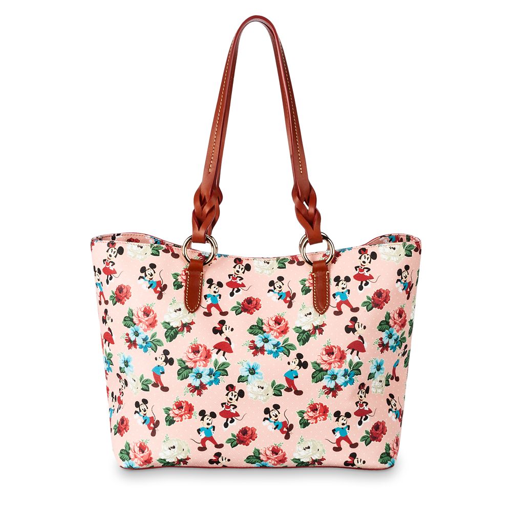 Mickey and Minnie Mouse Floral Tote by Dooney & Bourke