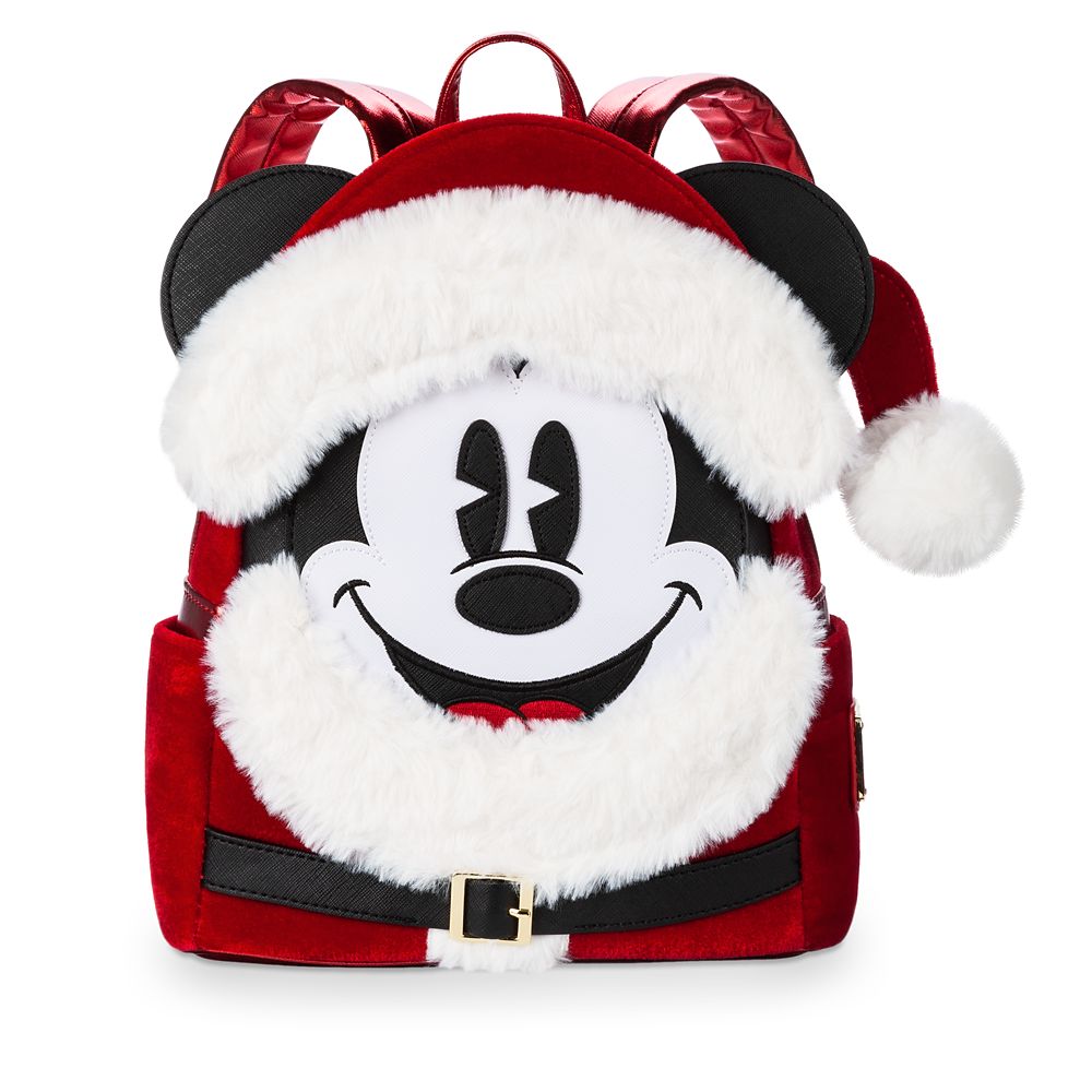 Santa Mickey Mouse Mini Backpack by Loungefly