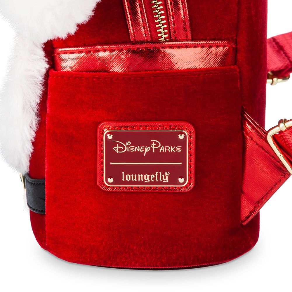 Santa Mickey Mouse Mini Backpack by Loungefly