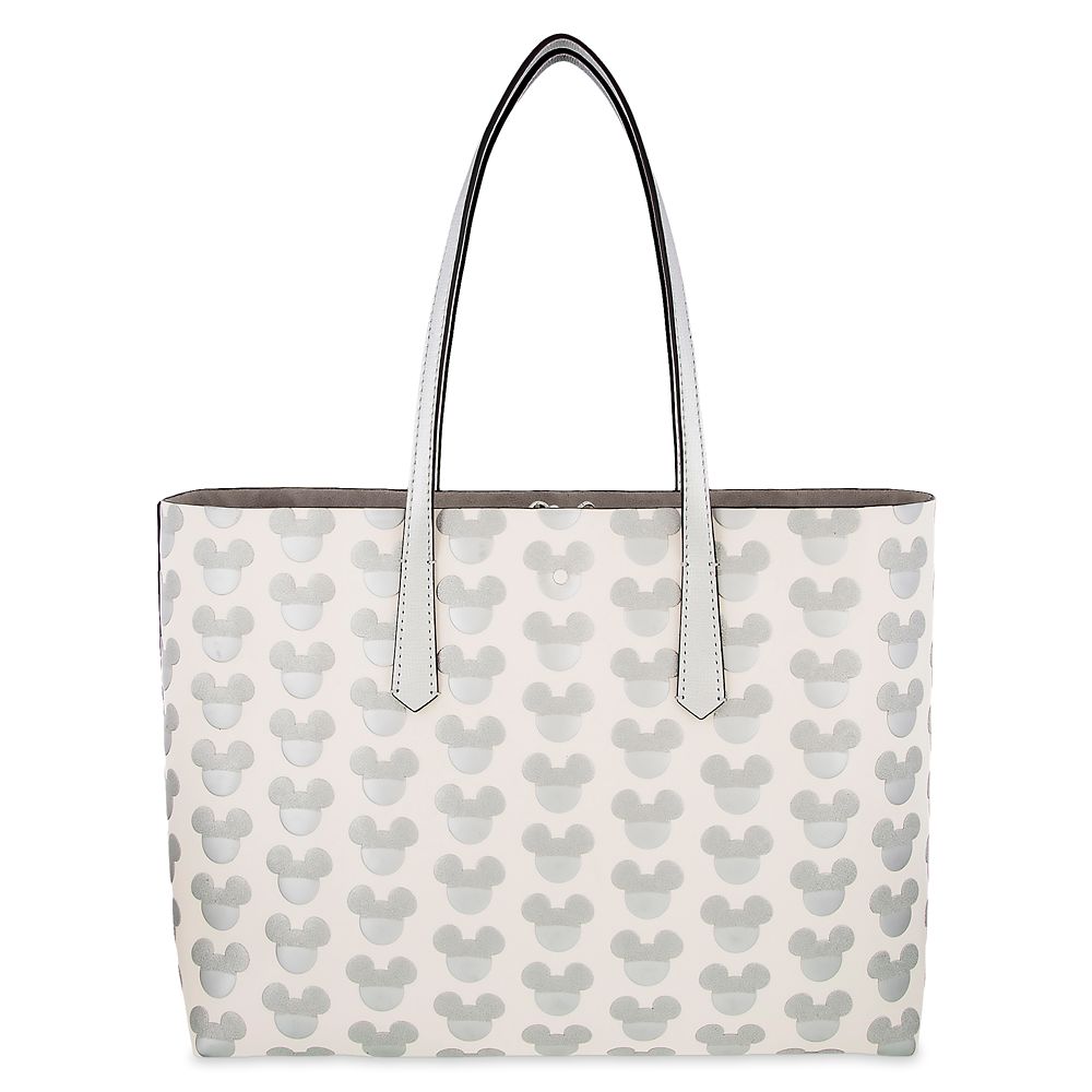 kate spade grey and white purse