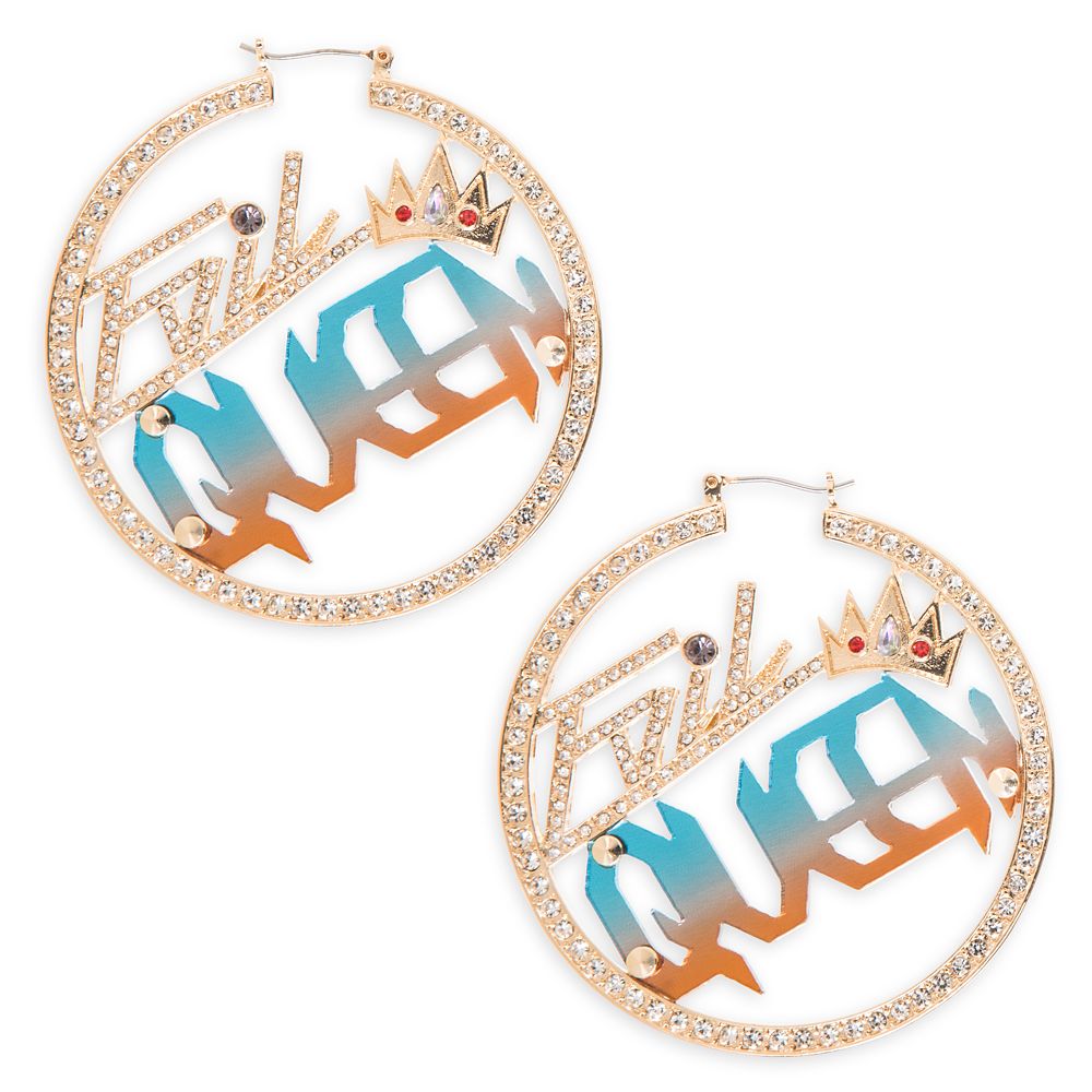 Evil Queen Hoop Earrings by Betsey Johnson