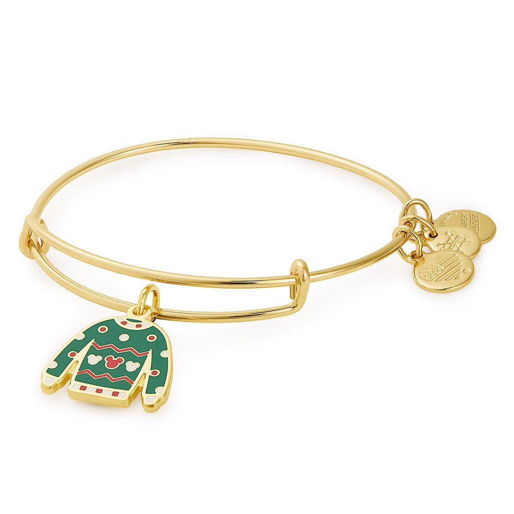 Mickey Mouse Icon Holiday Sweater Bangle by Alex and Ani