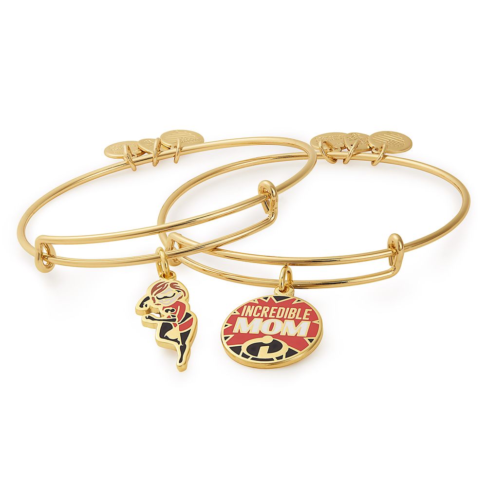 Elastigirl ''Incredible Mom'' Bangle Set by Alex and Ani