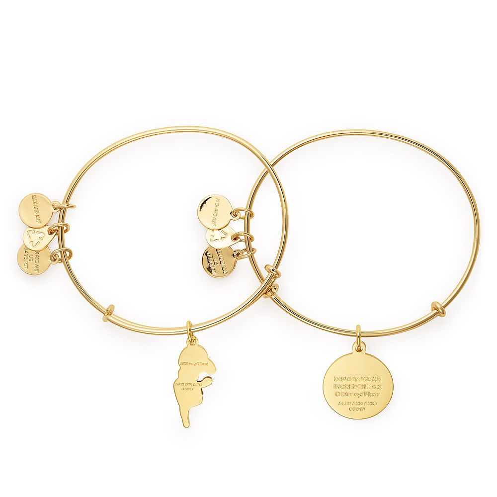 Elastigirl ''Incredible Mom'' Bangle Set by Alex and Ani