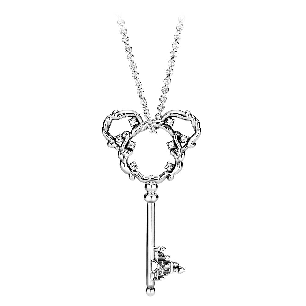 Mickey Mouse Fantasyland Castle Key Necklace By Pandora Jewelry Shopdisney