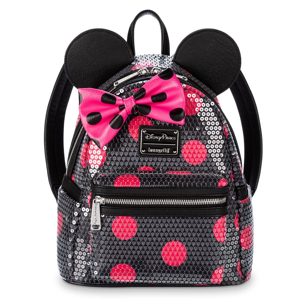 Minnie Mouse Sequined Polka Dot Mini Backpack by Loungefly