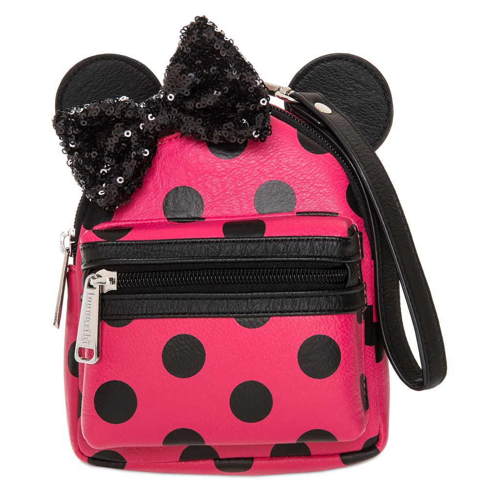 Minnie Mouse Polka Dot Mini Backpack Wristlet by Loungefly