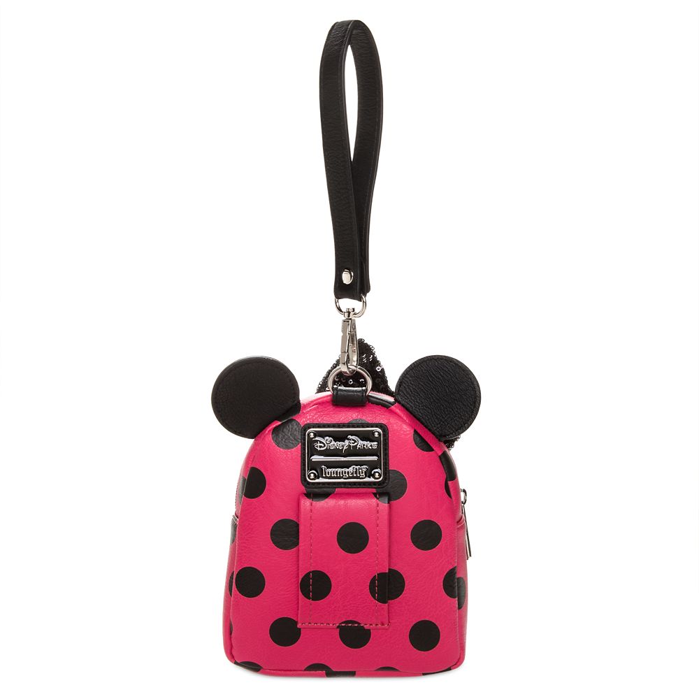 Minnie Mouse Polka Dot Mini Backpack Wristlet by Loungefly