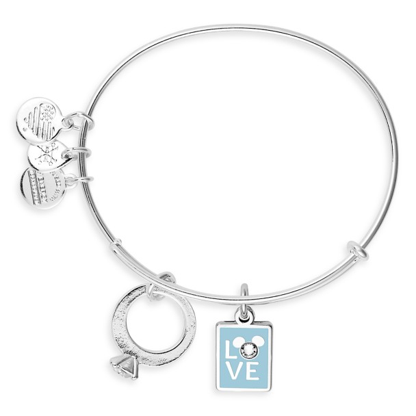 Mickey Mouse ''Love'' and Ring Bangle By Alex and Ani