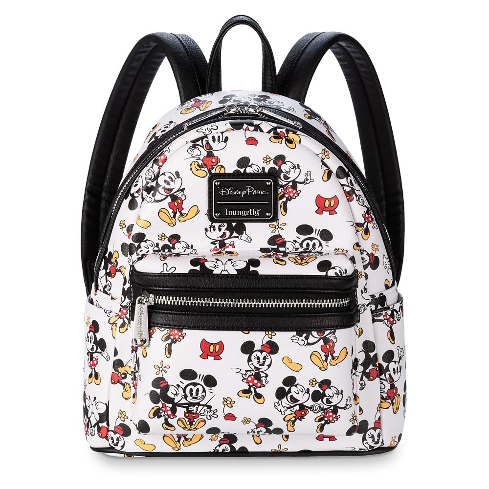 Mickey and Minnie Mouse Mini Backpack by Loungefly