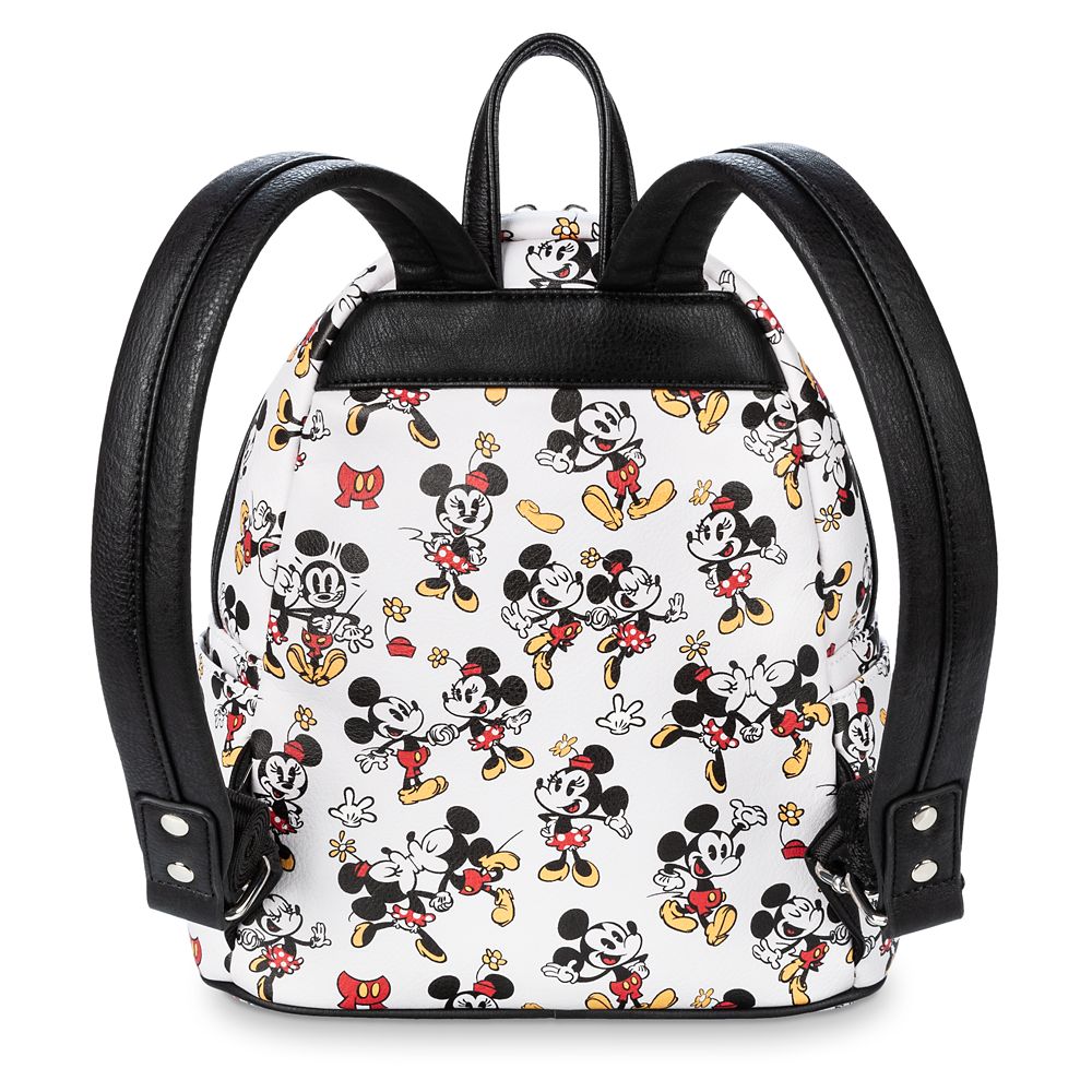 Mickey and Minnie Mouse Mini Backpack by Loungefly