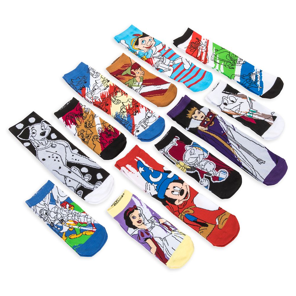 Disney Ink & Paint Sock Set for Adults