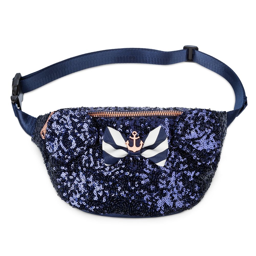 minnie mouse sequined hip pack by loungefly