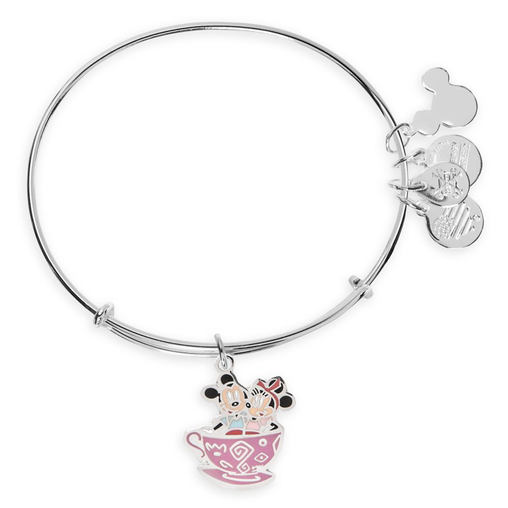 Mickey and Minnie Mouse Mad Tea Party Bangle by Alex and Ani