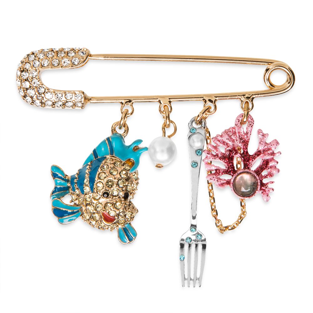 The Little Mermaid Dangle Pin by Betsey Johnson